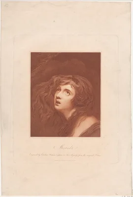 Miranda (Shakespeare, The Tempest, Act 1, Scene 1) — Caroline Watson · George Romney · Lady Emma Hamilton · William Hayley · William Shakespeare · Thomas Payne
