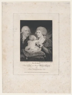 Prince Serge and Princess Barbara Gagarin with Prince Nicholas Their Son — Caroline Watson · Sir Joshua Reynolds · Princess Barbara Gagarin · Prince Nicholas Gagarin · Prince Serge Gagarin · Caroline Watson