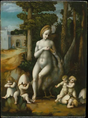 Leda and the Swan — Francesco Bacchiacca