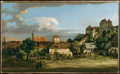 Pirna: The Obertor from the South — Bernardo Bellotto