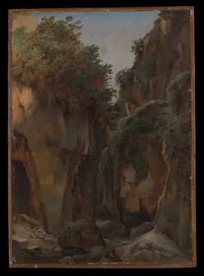 Ravine at Sorrento — Édouard Bertin