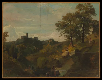 Roman Landscape — Arnold Böcklin