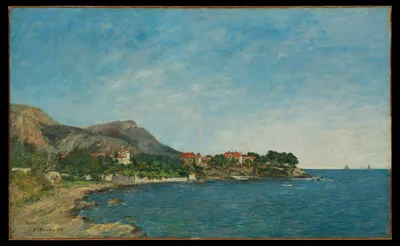 Beaulieu: The Bay of Fourmis — Eugène Louis Boudin