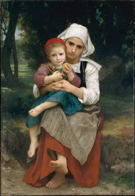Breton Brother and Sister — William-Adolphe Bouguereau