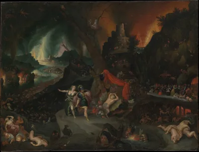 Aeneas and the Sibyl in the Underworld — Jan Brueghel the Younger