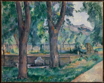 The Pool at Jas de Bouffan — Paul Cézanne