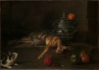 The Silver Tureen — Jean-Baptiste-Siméon Chardin