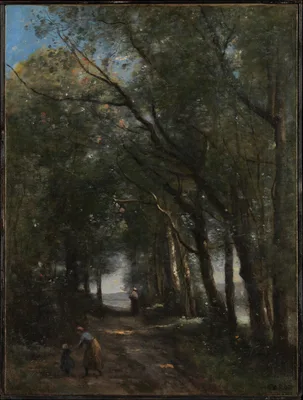 A Lane through the Trees — Jean-Baptiste Camille Corot