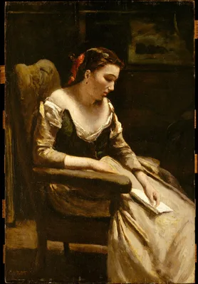 The Letter — Jean-Baptiste Camille Corot