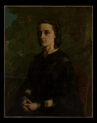 Madame Frederic Breyer (Fanny Hélène Van Bruyssel, 1830–1894) — Gustave Courbet
