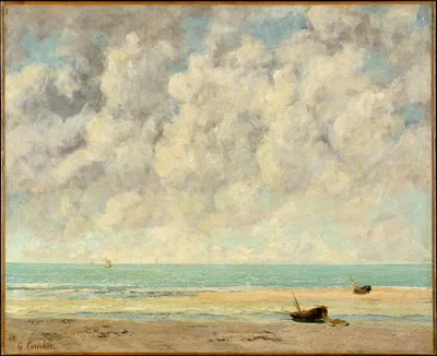 The Calm Sea — Gustave Courbet