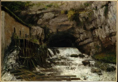 The Source of the Loue — Gustave Courbet