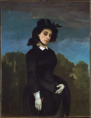Woman in a Riding Habit (L'Amazone) — Gustave Courbet