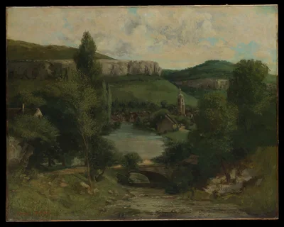 View of Ornans — Gustave Courbet