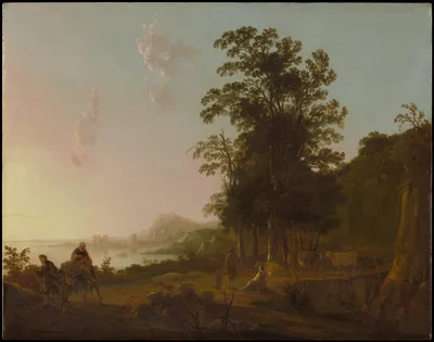 Landscape with the Flight into Egypt — Aelbert Cuyp