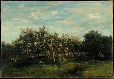 Apple Blossoms — Charles-François Daubigny