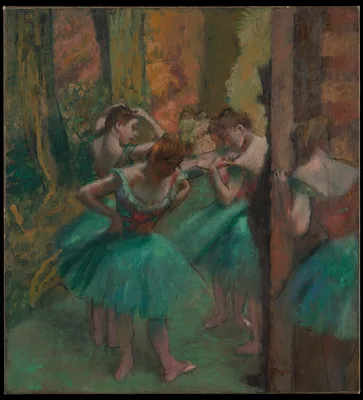 Dancers, Pink and Green — Edgar Degas