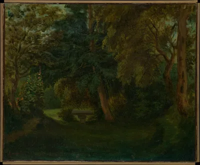 George Sand's Garden at Nohant — Eugène Delacroix