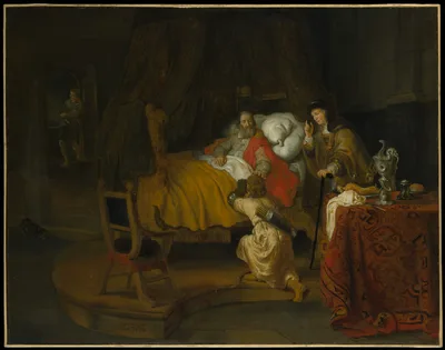 Isaac Blessing Jacob — Gerbrand van den Eeckhout