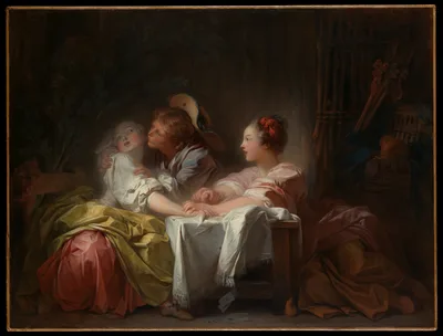The Stolen Kiss — Jean-Honoré Fragonard