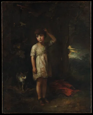 A Boy with a Cat—Morning — Thomas Gainsborough