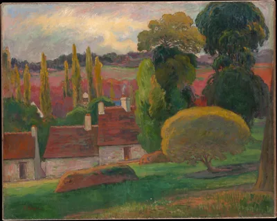 A Farm in Brittany — Paul Gauguin