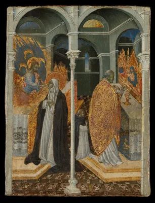 The Miraculous Communion of Saint Catherine of Siena — Giovanni di Paolo
