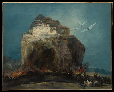 A City on a Rock — Francisco Goya