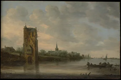The Pelkus Gate near Utrecht — Jan van Goyen