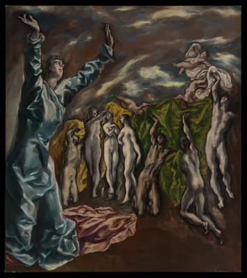 The Vision of Saint John — El Greco