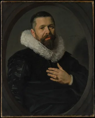 Portrait of a Bearded Man with a Ruff — Frans Hals