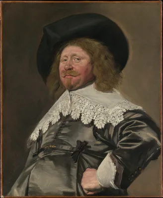 Portrait of a Man, Possibly Nicolaes Pietersz Duyst van Voorhout (born about 1600, died 1650) — Frans Hals
