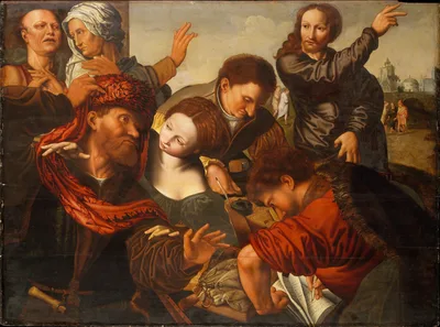 The Calling of Saint Matthew — Jan Sanders van Hemessen