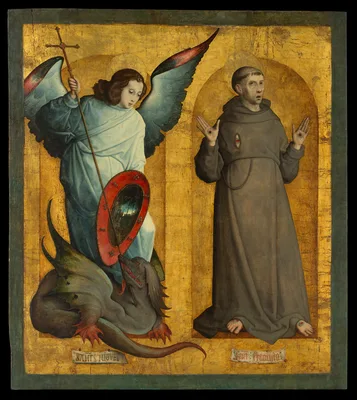 Saints Michael and Francis — Juan de Flandes