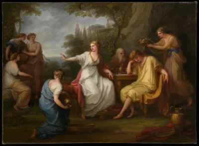 The Sorrow of Telemachus — Angelica Kauffmann