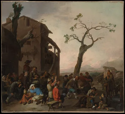 Peasants Dancing — Johannes Lingelbach