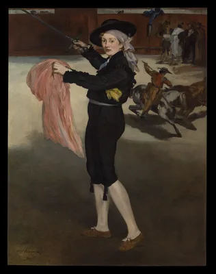 Mademoiselle V. . . in the Costume of an Espada — Édouard Manet