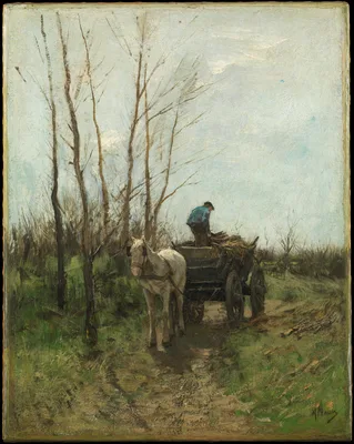 Gathering Wood — Anton Mauve