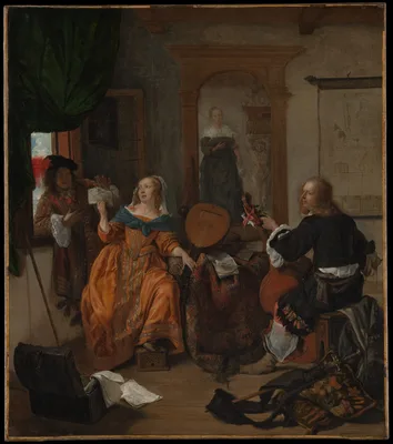 A Musical Party — Gabriel Metsu