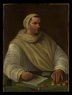 Portrait of an Olivetan Monk — Baldassare Peruzzi