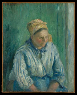 Washerwoman, Study — Camille Pissarro