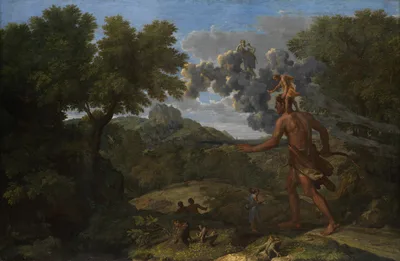 Blind Orion Searching for the Rising Sun — Niccolo Pussino