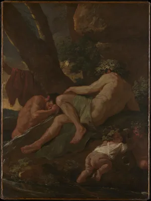 Midas Washing at the Source of the Pactolus — Niccolo Pussino