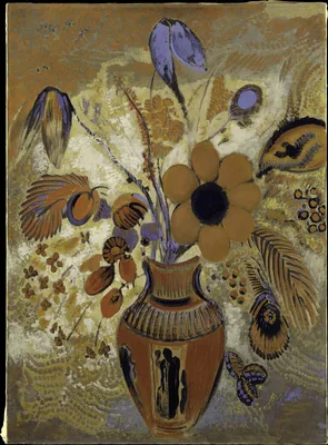 Etruscan Vase with Flowers — Odilon Redon