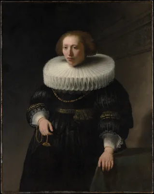 Portrait of a Woman, probably a Member of the Van Beresteyn Family — Rembrandt