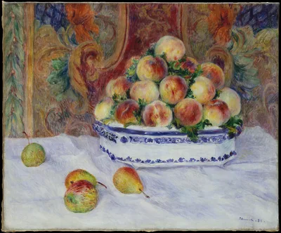 Still Life with Peaches — Pierre-Auguste Renoir