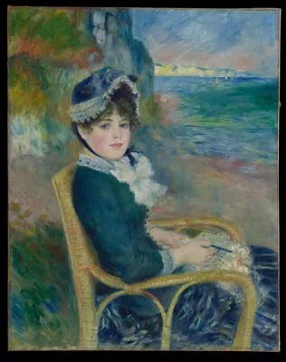 By the Seashore — Pierre-Auguste Renoir