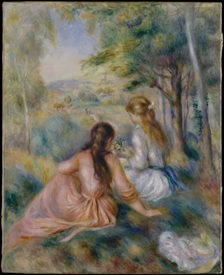 In the Meadow — Pierre-Auguste Renoir