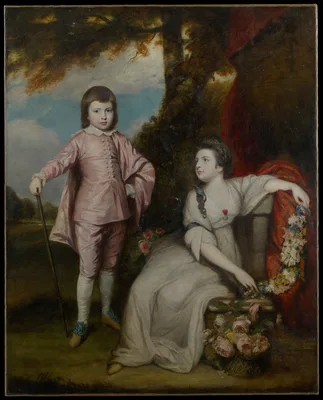 George Capel, Viscount Malden (1757–1839), and Lady Elizabeth Capel (1755–1834) — Joshua Reynolds