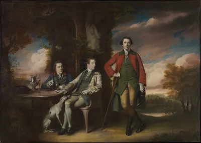 The Honorable Henry Fane (1739–1802) with Inigo Jones and Charles Blair — Joshua Reynolds